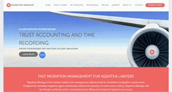 Desktop Screenshot of migrationmanager.com.au